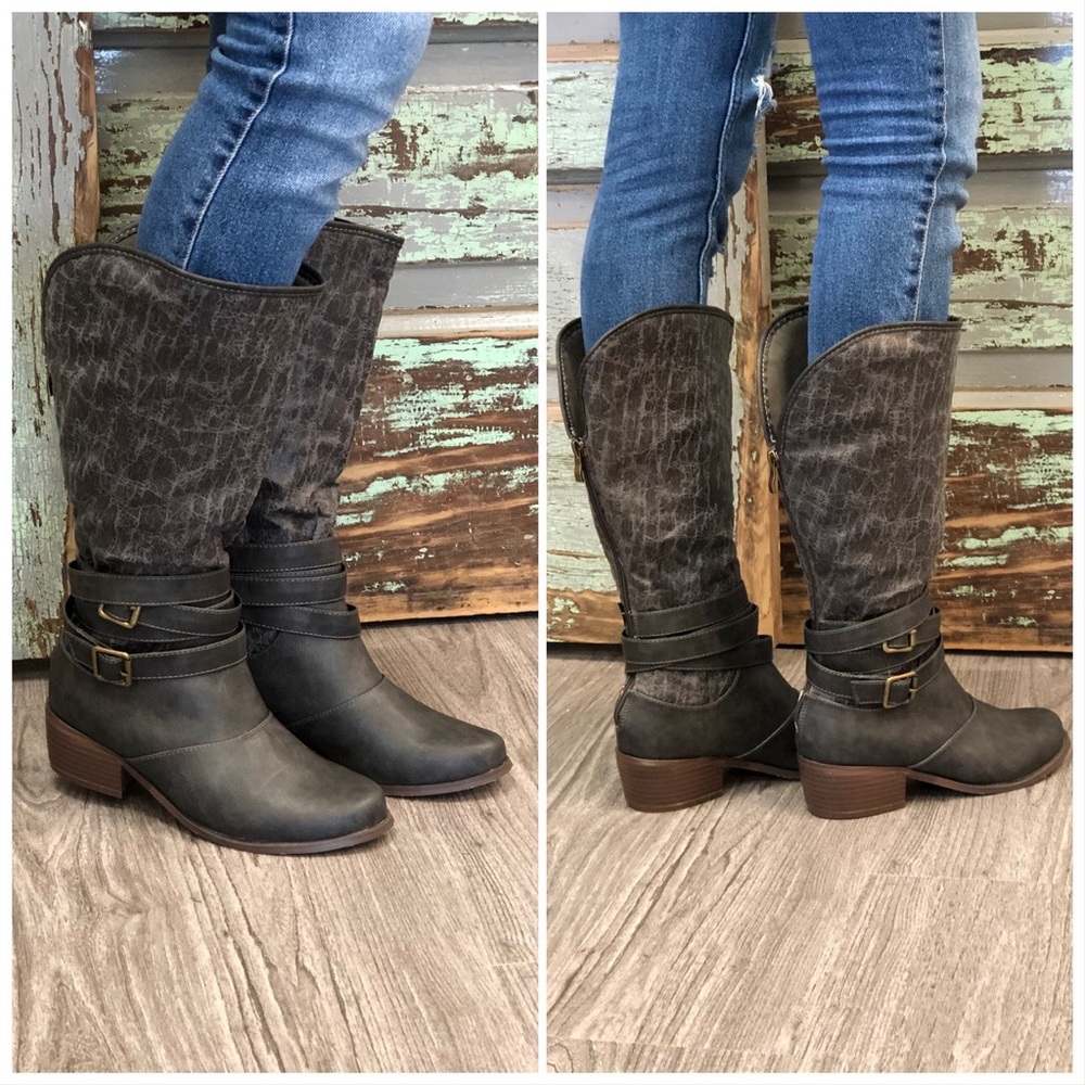 Grey Boot